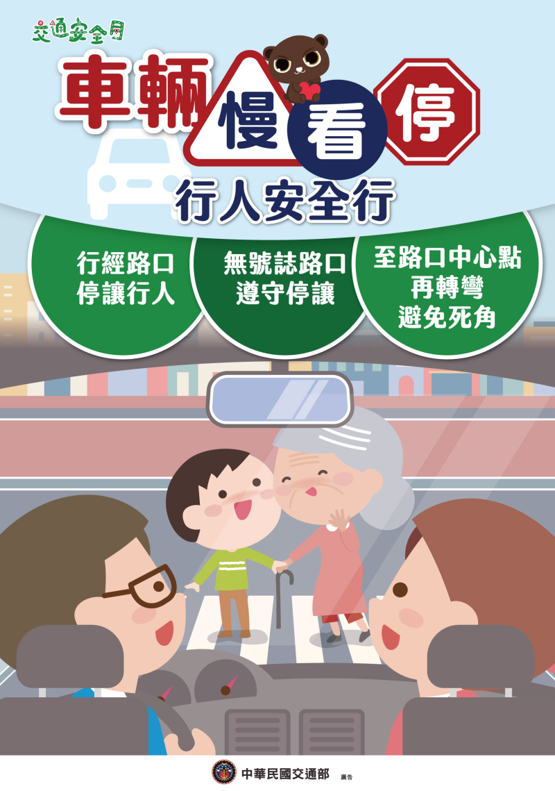 113交通安全月宣導海報(駕駛版)