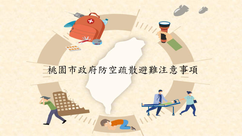 桃園市 2025 城鎮韌性 防空 演習 執行 計畫